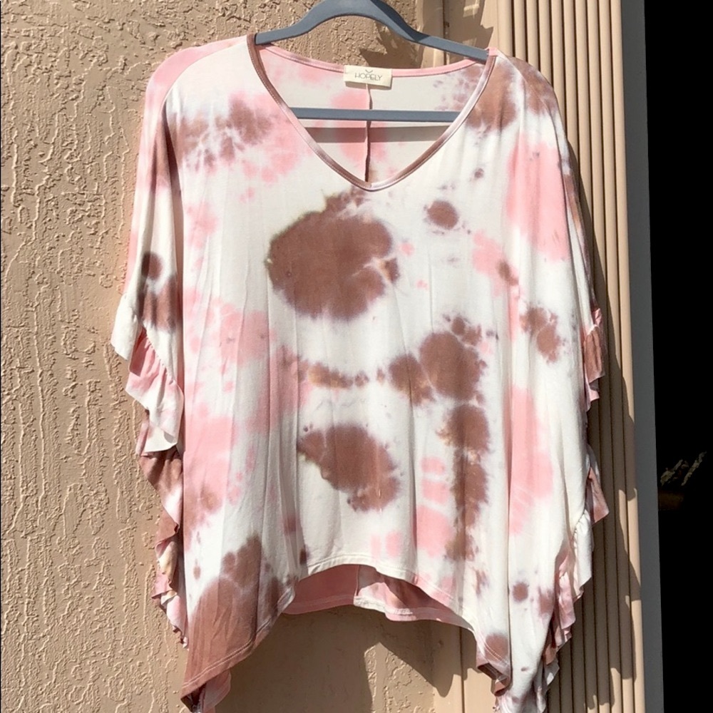 HOPELY TIE DYE BOXY CUT TOP